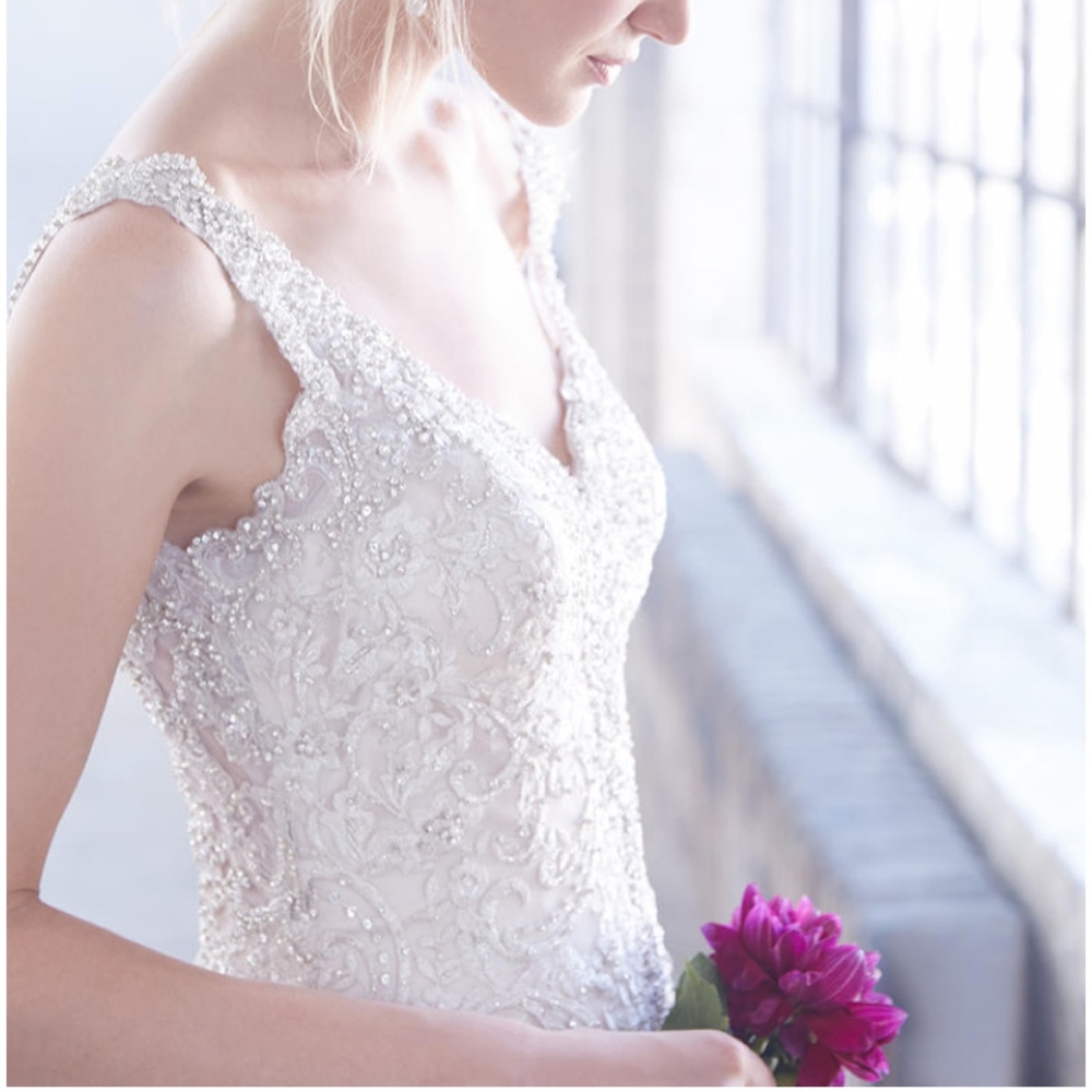 Madison James by Allure Beaded Wedding Gown MJ207 - Picture 5 of 7
